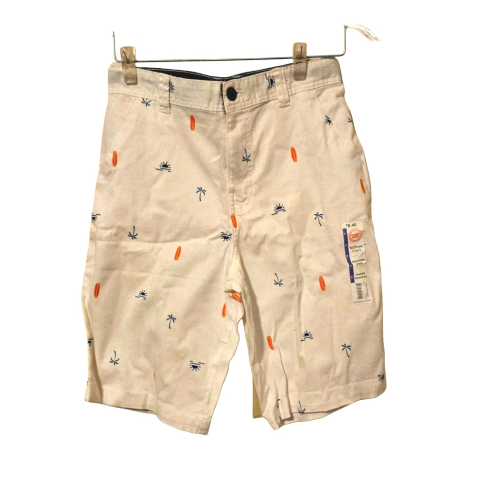 NWT Wonder Nation Boys Flat Front Shorts - Size 16